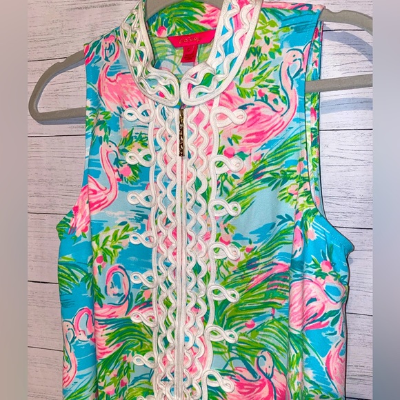 Lilly pulitzer Flamingo dress - Picture 4 of 14